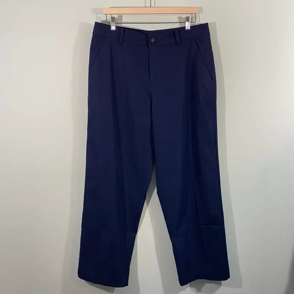 Nike Golf Navy Victory+ Water Repellent Straight Leg Pants Size 34 #FZ7458 NWT